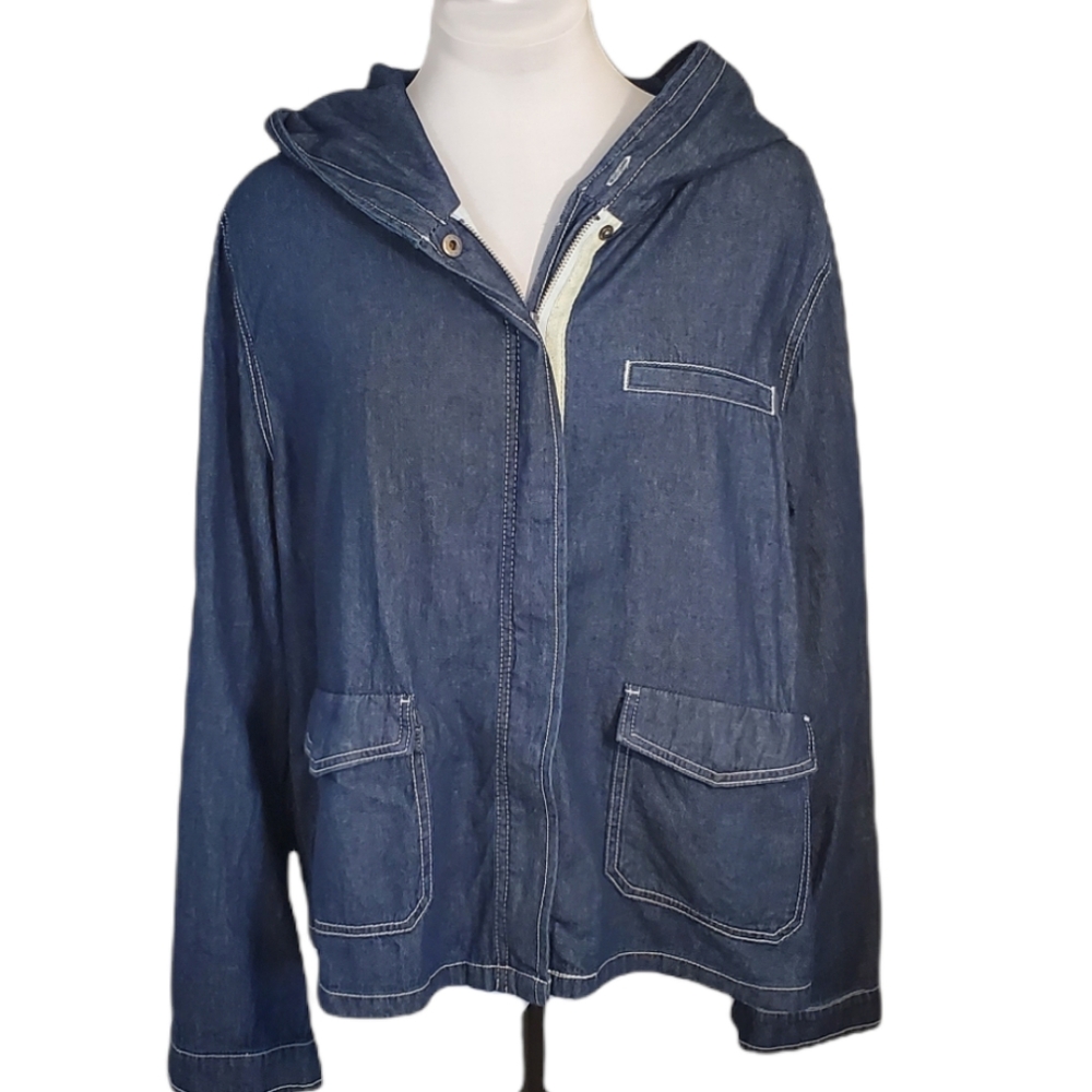 ms. MAGGIE Jean jacket. NWOT.  Women's X Large. Lightweight.